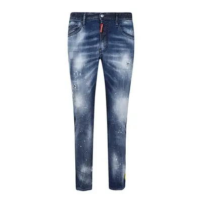 Dsquared2 Skater Jean Maple Leaf Tape Jeans