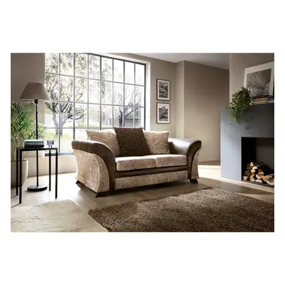 (Brown) FARROW CRUSHED CHENILLE SEATER SOFA