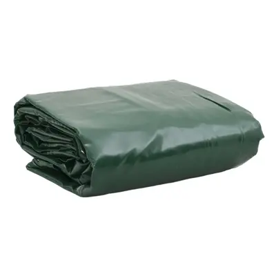 vidaXL Tarpaulin Cover Ground Sheet Waterproof Camping Tarp Green g/mÃÂ²