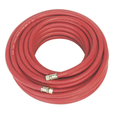 Rubber Alloy Air Hose with 1/4 Inch BSP Unions - Metre Length - 8mm Bore