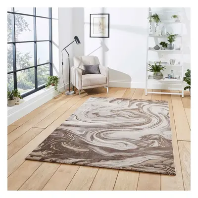 (50031 Beige/Silver, x cm) Gold Silver Modern Rugs Abstract Small Large Living Room Rug Bedroom 