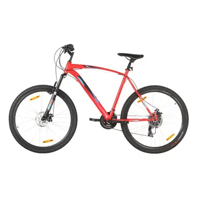 vidaXL Mountain Bike Speed inch Wheel cm Frame Red Cycling Bicycle