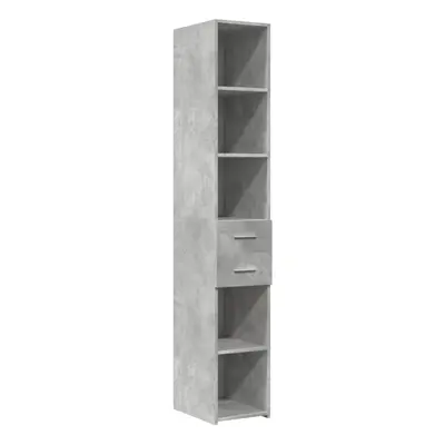 (concrete grey) vidaXL Highboard Sideboard Cabinet Storage Cupboard White Engineered Wood