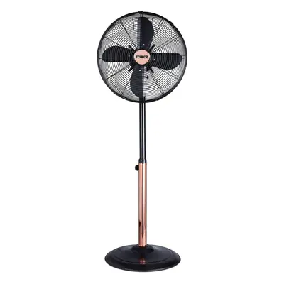 Cavaletto Rose Gold Black inch Metal Pedestal Fan