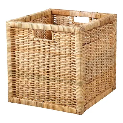 Ikea BRANÃS Basket, rattan 32x34x32 cm *Brand New*