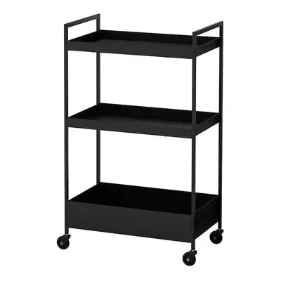 NISSAFORS Trolley, black 50.5x30x83 cm