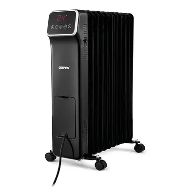 Geepas 2500W Digital Oil Filled Radiator Fins with Remote Control