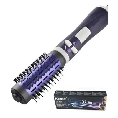 KEMEI Hair Brush Dryer Comb Style Hair Dryer Anion Electric Automatic Curler Roller Brush Straig