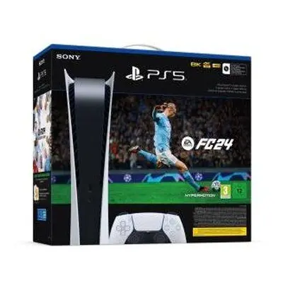 PS5 Console 825GB Digital Ed. White + FC + FUT VCH ITA