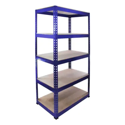 1 Racking Bay 90cm Garage Shelves Storage Warehouse Shelving Unit Steel Tier