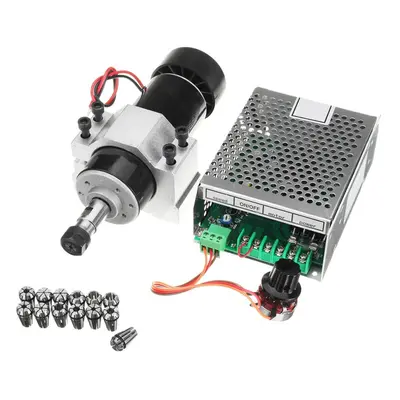 AC 110-220V 500W Air Cooling Spindle Motor with 52mm Clamp and Power Supply Speed Governor