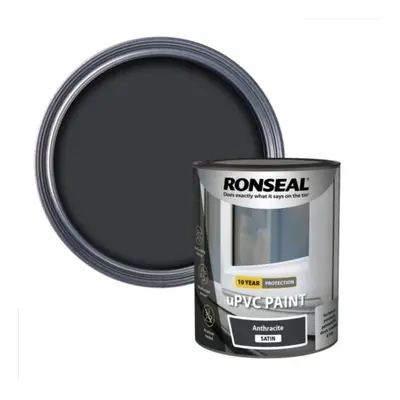 RONSEAL uPVC PAINT ANTHRACITE SATIN 2.5L