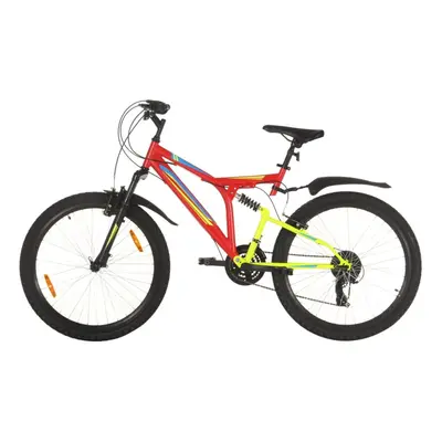 vidaXL Mountain Bike Speed inch Wheel cm Red Outdoor Sport Bicycle