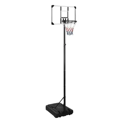 vidaXL Basketball Stand Transparent cm Polycarbonate Basketball Post