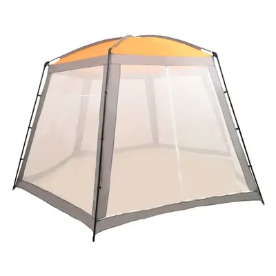 vidaXL Pool Tent Fabric 500x433x250 cm Grey Pool Sun Shelter Spa Accessory