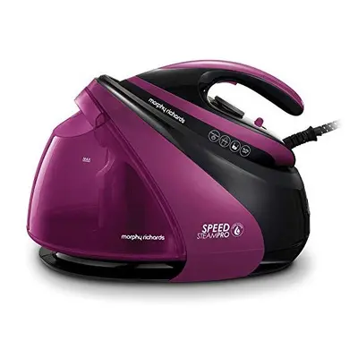 Morphy Richards Steam Generator Iron Easy Clean, Ceramic Soleplate, Mulberry