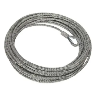 13mm x 25m Wire Rope - Suitable For ys06833 12V Industrial Recovery Winch