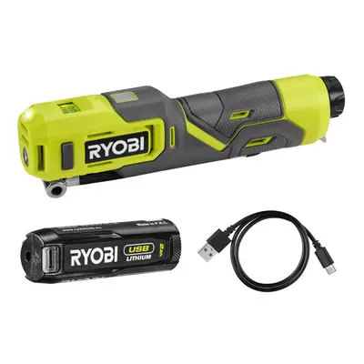 Ryobi USB Lithium High Pressure Inflator Kit (1 x 2.0Ah) 4V RI4-120G