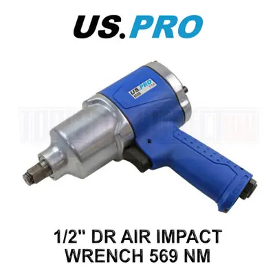 US PRO 1/2" Air Impact Wrench Gun Torque 569NM 420ft/lb