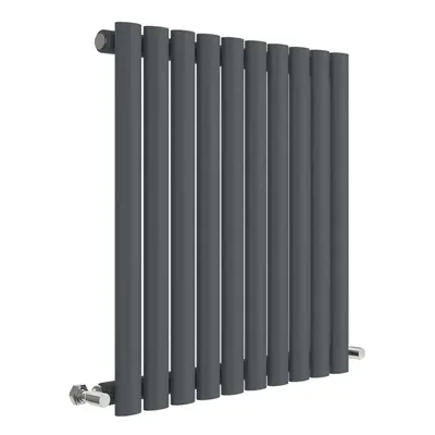 Horizontal Single Panel Radiator - 600mm x 586mm - BTU - Anthracite- Balterley