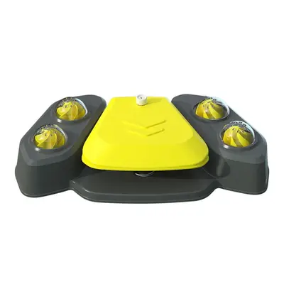 (Yellow) Dog Foot Pedal Type Autoxic Water Feeder Sprinkler Holes Multifunctional Outdoor Suppli