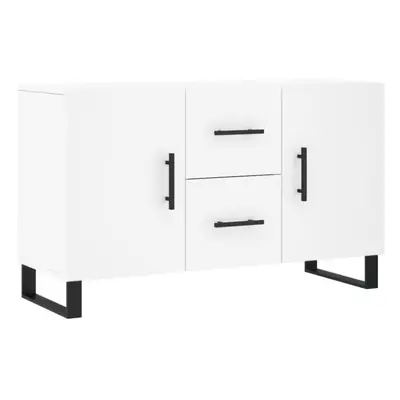 (white) vidaXL Sideboard Cabinet Storage Cabinet Cupboard Sonoma Oak Engineered Wood