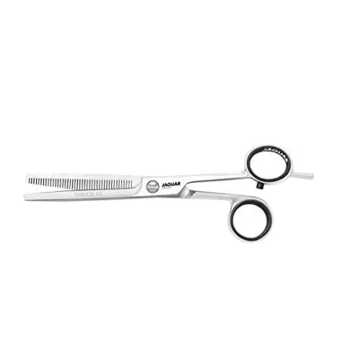 Jaguar White Line Timeless Offset Texturing Scissors, 6.0-Inch Length, Silver, 0.0707 kg