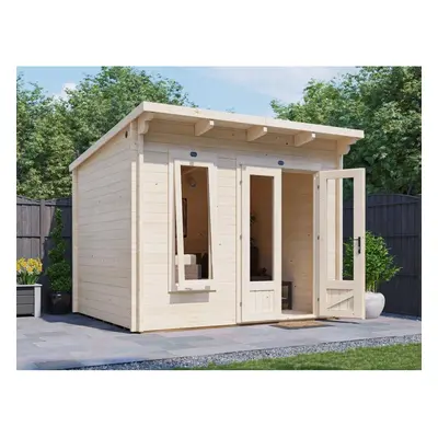 Dunster House Log Cabin Summer House Terminator 3m x 2.5m 45mm