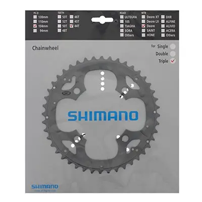 FC-M590 chainring for chain guard 44T, grey