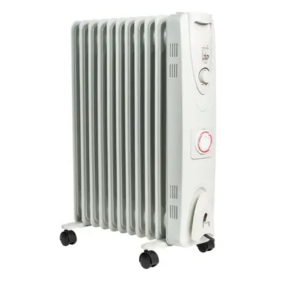 (Thermostat and Timer, 2.5kW) MYLEK Oil Filled Radiator - Thermostat