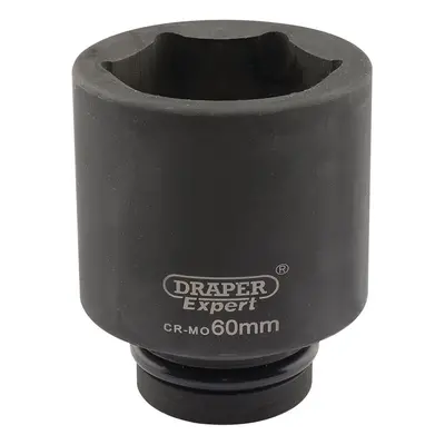 Draper Expert HI-TORQ® Point Deep Impact Socket, 1"" Sq. Dr., 60mm