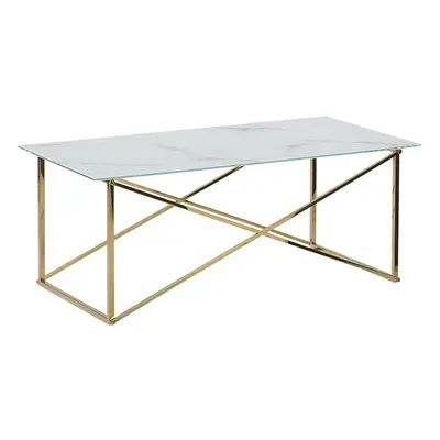 Coffee Table EMPORIA Marble Effect Gold