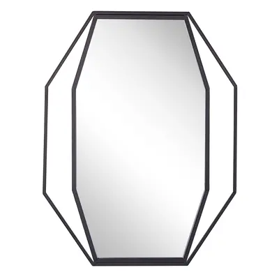 Wall Mirror NIRE Metal Graphite Grey