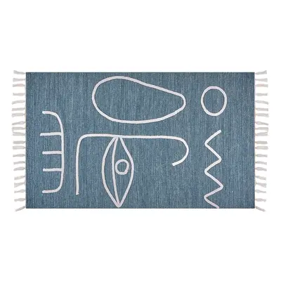 Outdoor Area Rug x cm Blue YAVU