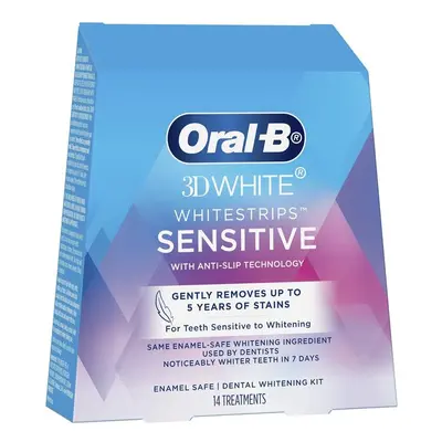 Oral B 3D White Whitening Strips Sensitive Pack