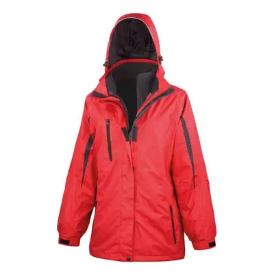 (14 UK, Red/Black) Result Womens/Ladies Journey in Soft Shell Jacket