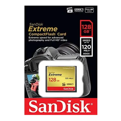 SanDisk Extreme GB UDMA7 CompactFlash Card - Black/Gold