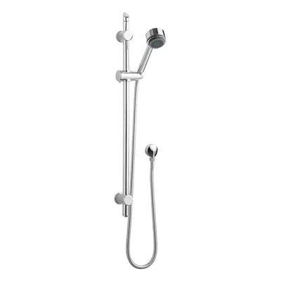 Slide Rail Shower Kit with Multi Function Head & Outlet Elbow - Chrome