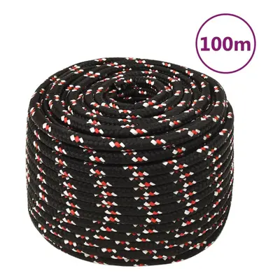 (black and red, mm/ m) Marine Rope Dock Coil Boat Line Polypropylene Rope Multi Sizes Multi Colo