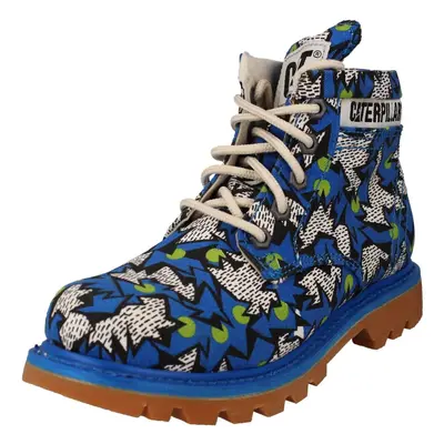 (Blue, UK 4) Ladies Caterpillar Casual Ankle Boots Ridge Walala P307616