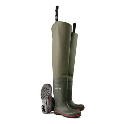 (6) Dunlop - ACIFORT HEAVY DUTY F/S Safety Wellington Boot - Green