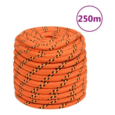 (orange, mm/ m) Marine Rope Dock Coil Boat Line Polypropylene Rope Multi Sizes Multi Colours