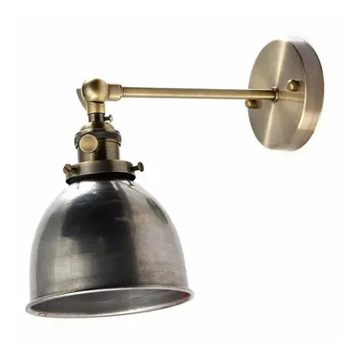 (Silver) Modern Vintage Sconce Edison Wall Light Bulb Lamp shape Cafe Bar Coffee