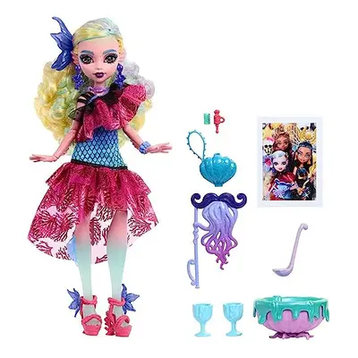 Lagoona Blue Doll in Monster Ball Party Dress with Themed Accessories Like Balloons