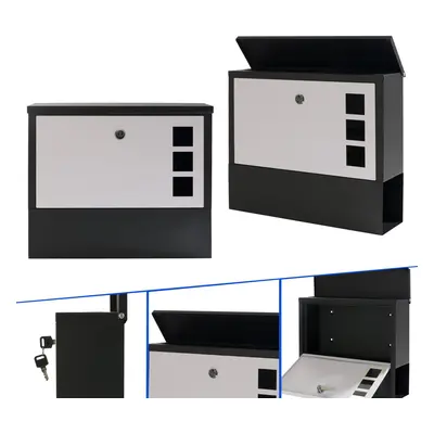 AREBOS Modern Design Mailbox Wall Mailbox Mailbox Newspaper Box