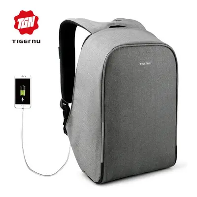 15.6 inch Anti-theft Laptop Bag with Rain Cover Casual Hard Shell Business Unisex Backpack