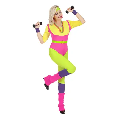 (M) 80s aerobics teacher costume for women