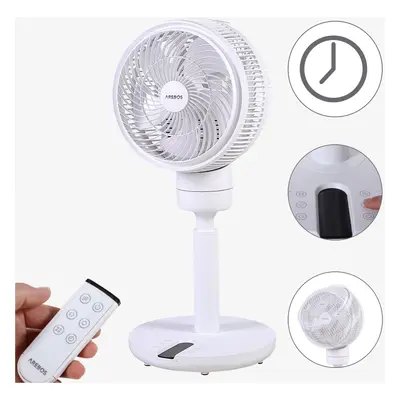 AREBOS fan 55W | 3D oscillation | Ã 23cm | extra quiet | height adjustable, with power levels, 