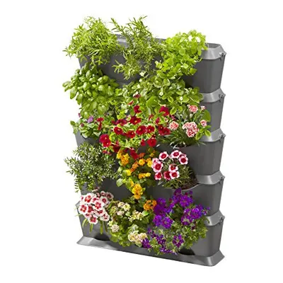 GARDENA NatureUp! Basis Set vertically with irrigation: Plant wall for greening balcony / terrac