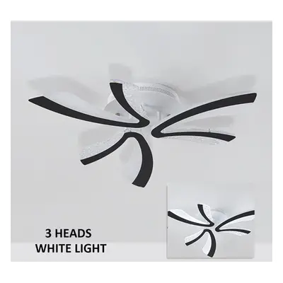 (3 heads-white light) 24/40W 85V-265V LED Ceiling Light Pendant Lamp Dimmable Remote Hallway Liv